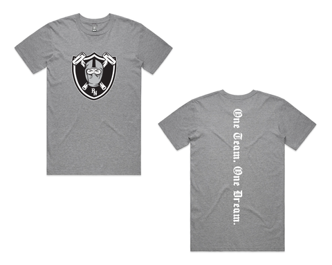 One Team, One Dream Tee - Grey