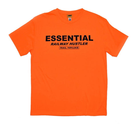 Railway Hustler - Essential Short Sleeve Safety Orange